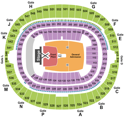 Wembley Stadium Luke Combs Seating Chart